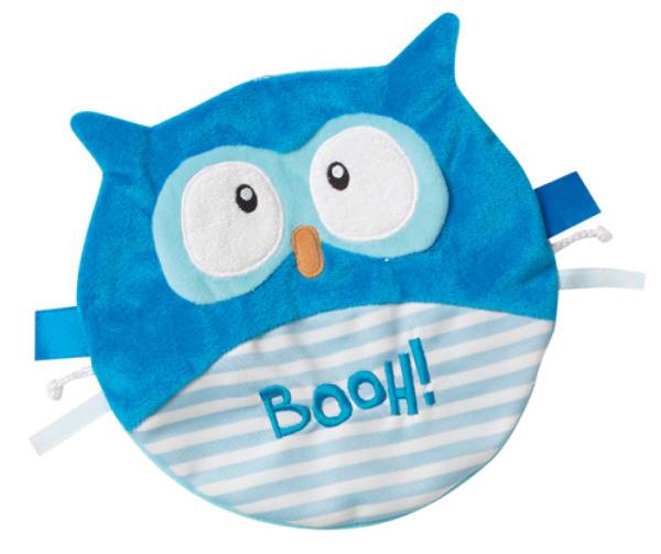 Jemini Doudou Hibou Bleu Luminou Booh